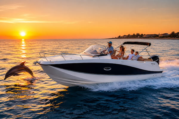 Dolphin watching tour from Poreč, Istria